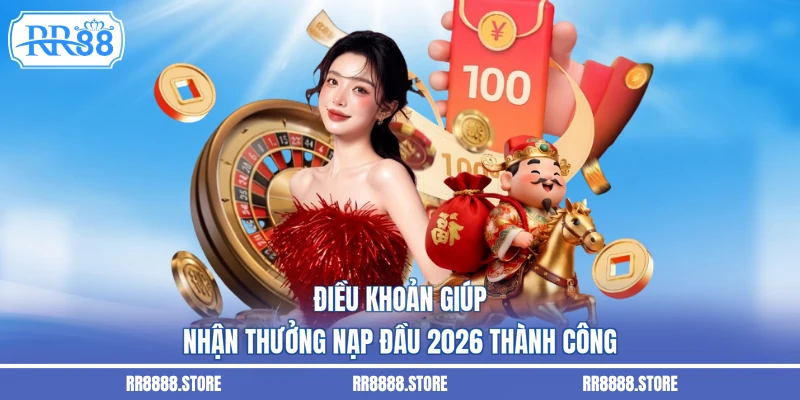 Điều khoản giúp nhận thưởng nạp đầu 2026 thành công