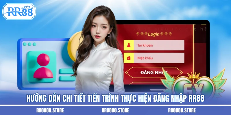 Hướng dẫn chi tiết tiến trình thực hiện đăng nhập RR88